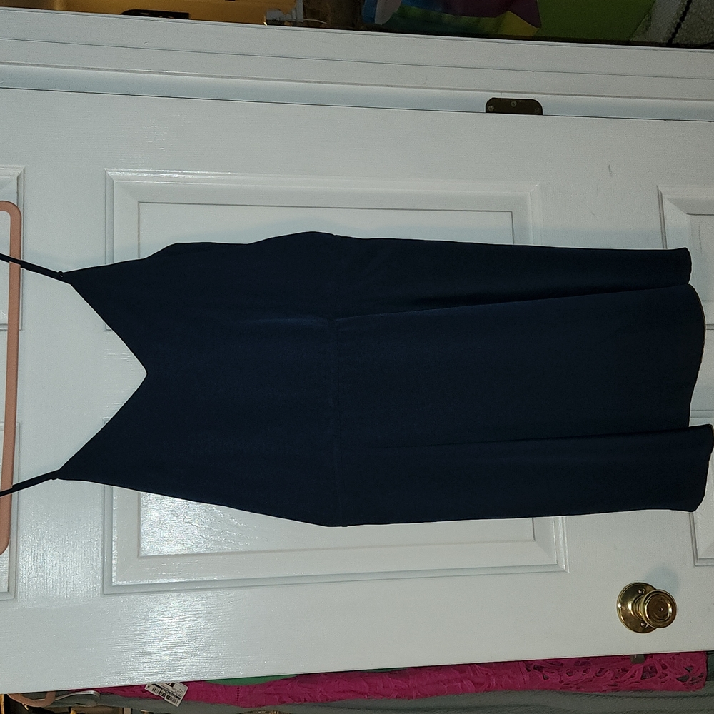Hutch Designs Navy Mini Slip Dress